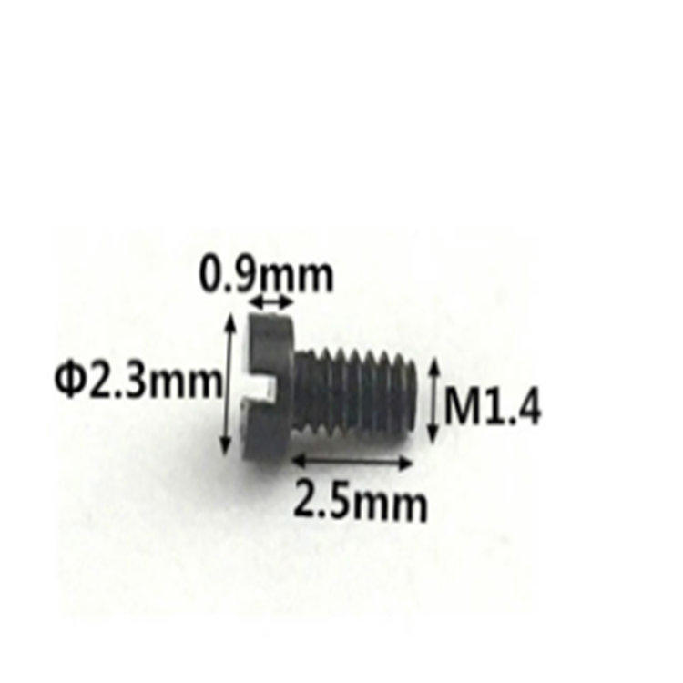 Skru M1.4 titanium mini berukuran mikro 1.5mm kecil untuk cermin mata