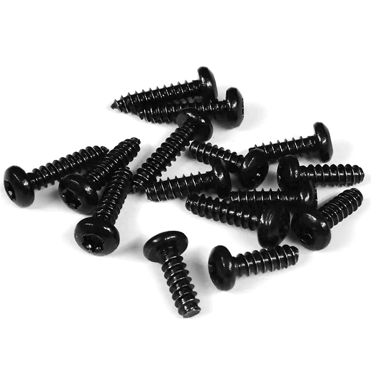 Keluli karbon hitam m4 torx pan head self tapping screws