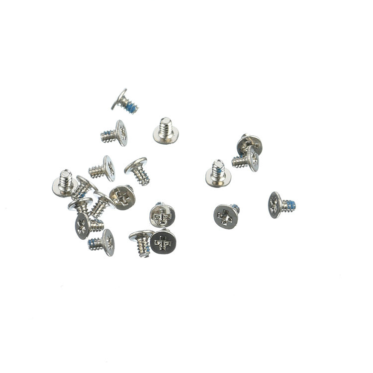 Keluli tahan karat m1 benang kepala rata dikunci skru mikro 0.5mm