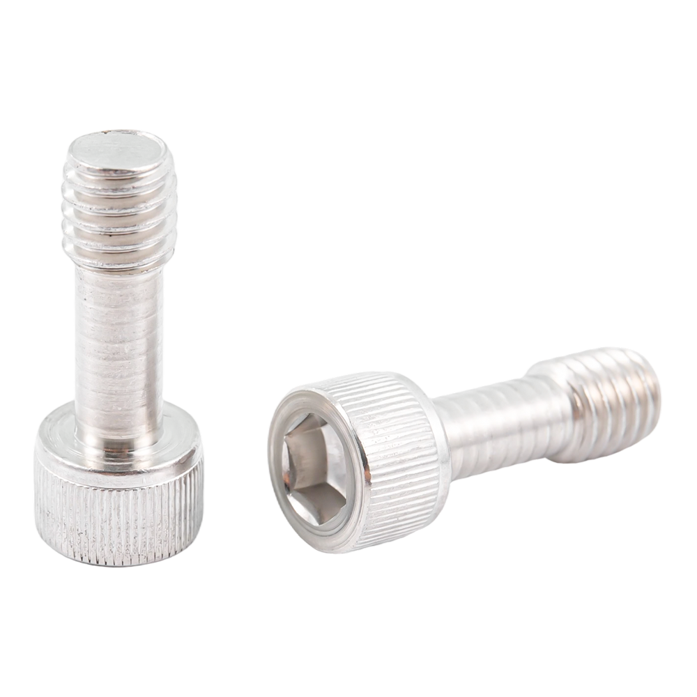 Customized aluminum hex socket head part thread screws