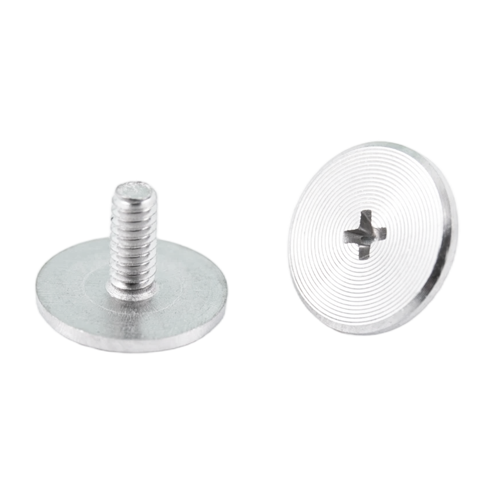 Hot selling besar kepala rata keluli tahan karat corak CD skru aluminium noda berus skru Hot selling besar kepala rata keluli tahan karat corak CD skru aluminium noda berus skru