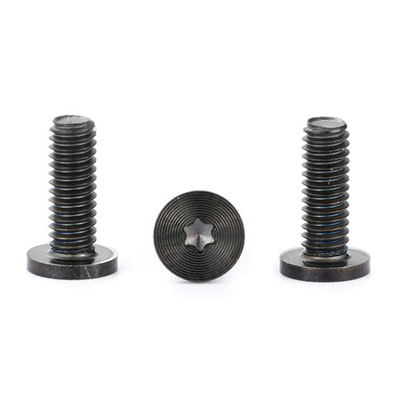 Skru berus torx satin hitam nipis berkilat untuk Huawei