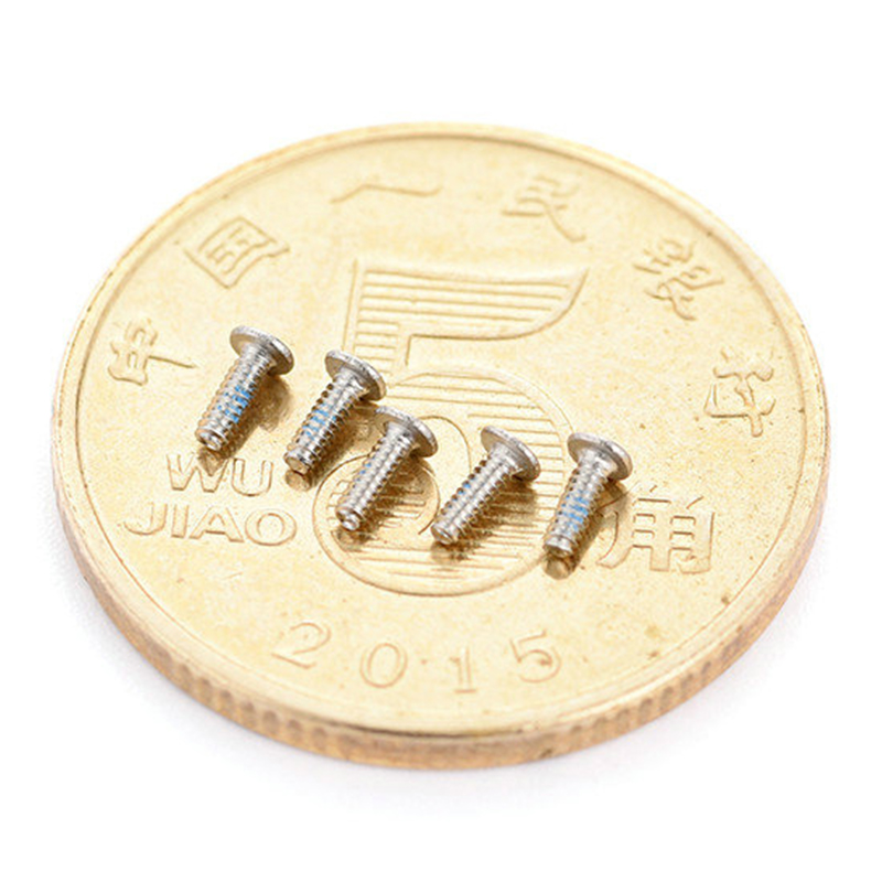 Keluli tahan karat silang kepala benam M0.8 M1.0 M1.2 M1.4 M1.7 skru kecil Keluli tahan karat silang kepala benam M0.8 M1.0 M1.2 M1.4 M1.7 skru kecil