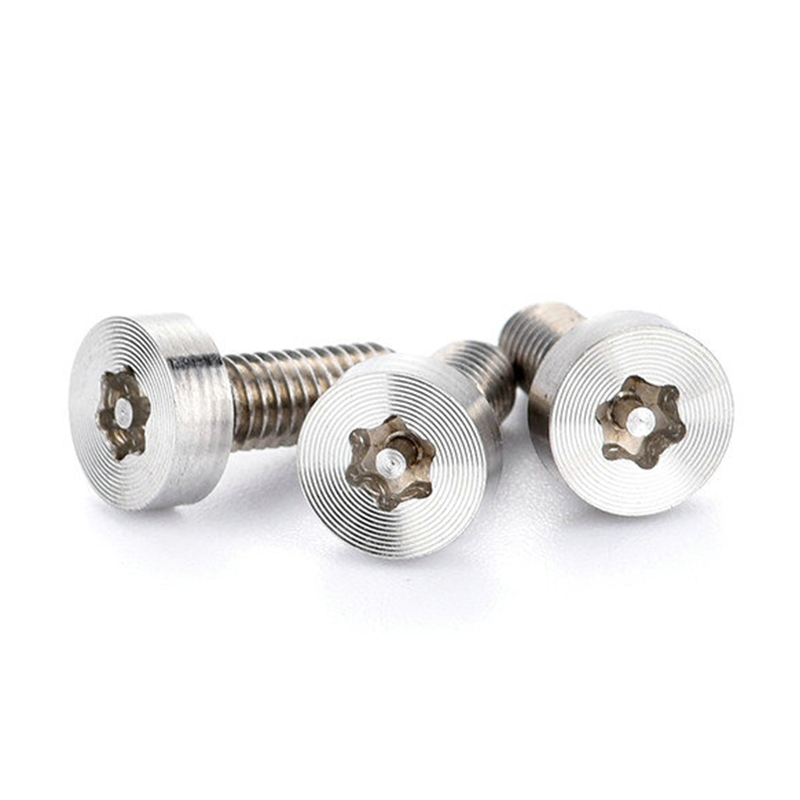 Skru torx kepala cawan berus satin keluli tahan karat reka bentuk baharu Skru torx kepala cawan berus satin keluli tahan karat reka bentuk baharu