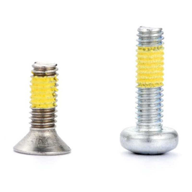 Skru mesin torx(hex) kepala pan(countersunk) dengan tampalan nilon kuning Skru mesin torx(hex) kepala pan(countersunk) dengan tampalan nilon kuning
