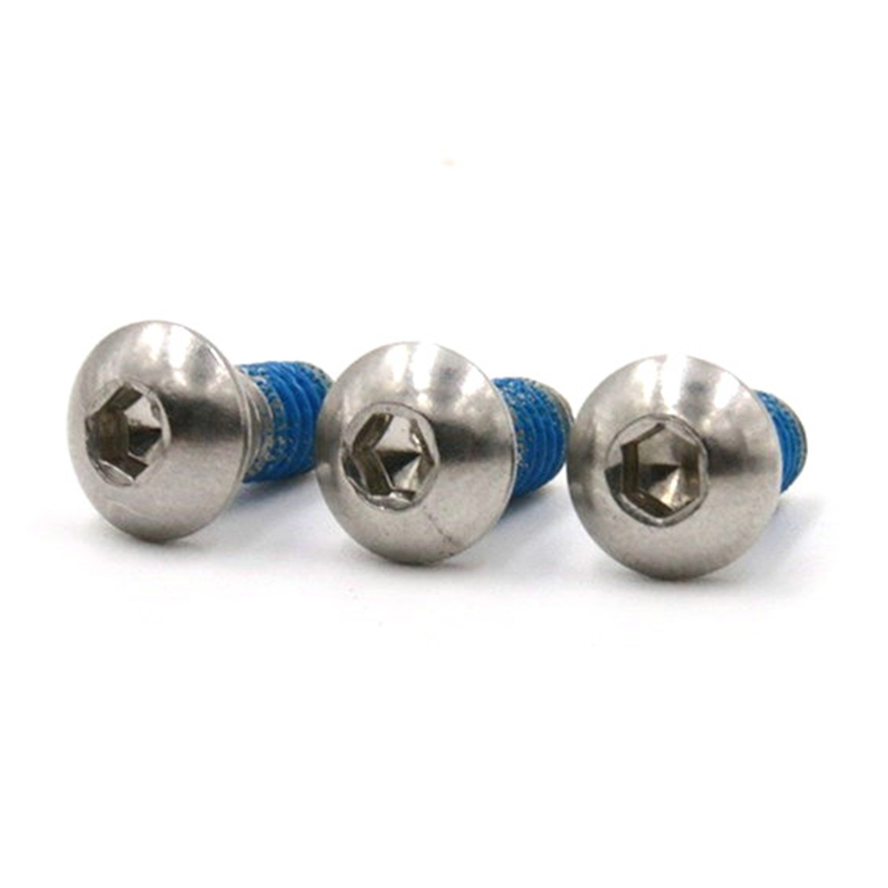 M2X4 kepala butang hex hsocket skru pengunci mikro kecil M2X4 kepala butang hex hsocket skru pengunci mikro kecil