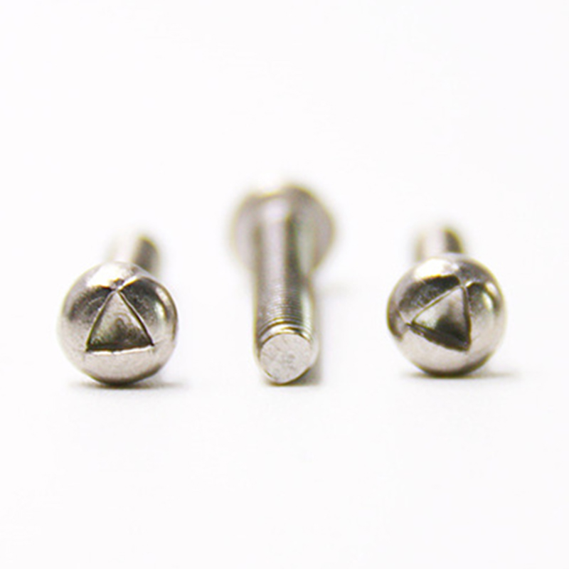 Skru kalis tamper trigroove kepala bulat m6 tersuai Skru kalis tamper trigroove kepala bulat m6 tersuai