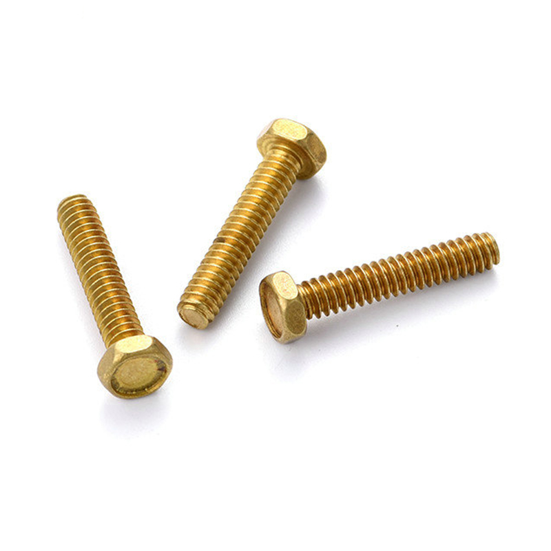 DIN933 bolt kepala hex tembaga pepejal DIN933 bolt kepala hex tembaga pepejal