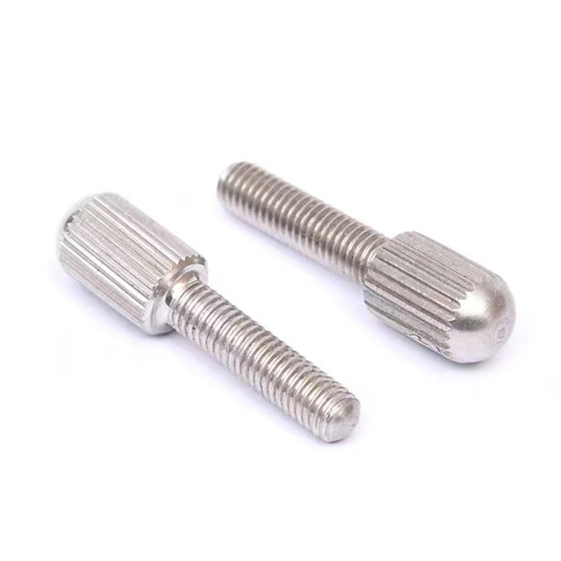Reka bentuk baharu keluli tahan karat knurled kepala sempit m3 skru Reka bentuk baharu keluli tahan karat knurled kepala sempit m3 skru