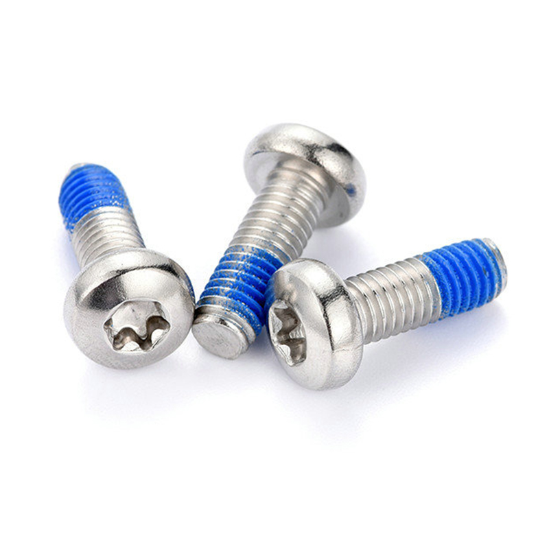 M3 Skru mesin torx kepala bulat dengan tampalan Nylon M3 Skru mesin torx kepala bulat dengan tampalan Nylon