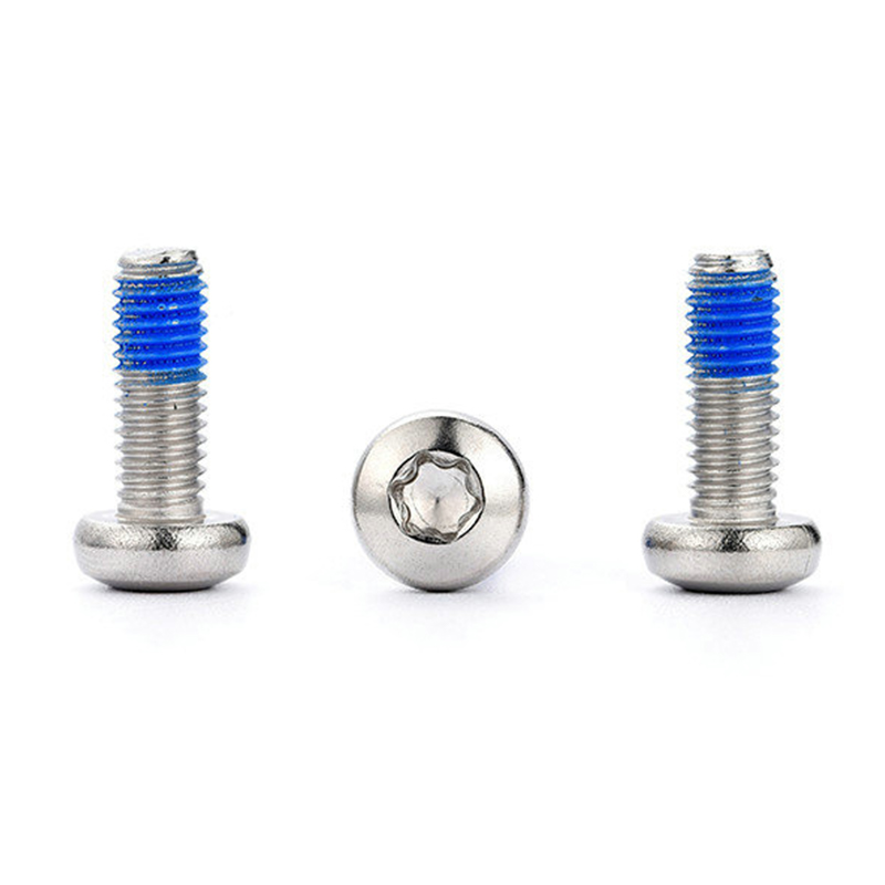 M3 Skru mesin torx kepala bulat dengan tampalan Nylon M3 Skru mesin torx kepala bulat dengan tampalan Nylon