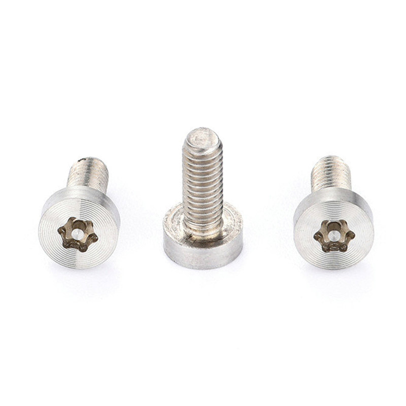 Torx corak CD dengan pin keluli tahan karat kepala cawan rendah Skru Torx corak CD dengan pin keluli tahan karat kepala cawan rendah Skru