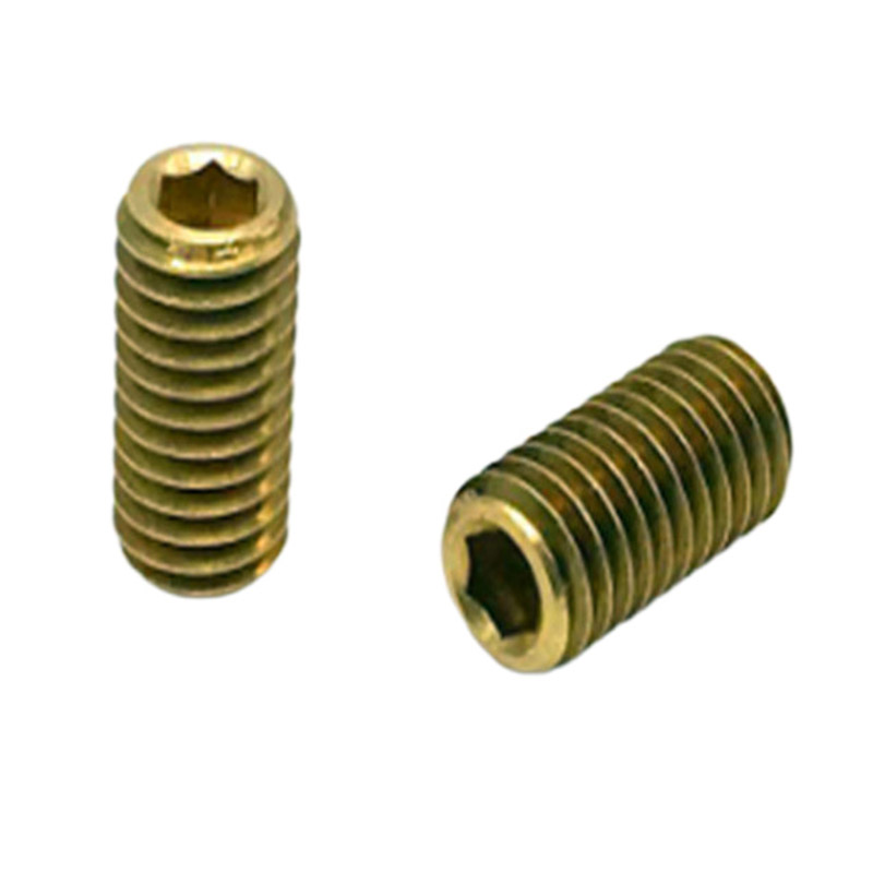 Din 944 standard brass metrik thread small grub set skru Din 944 standard brass metrik thread small grub set skru