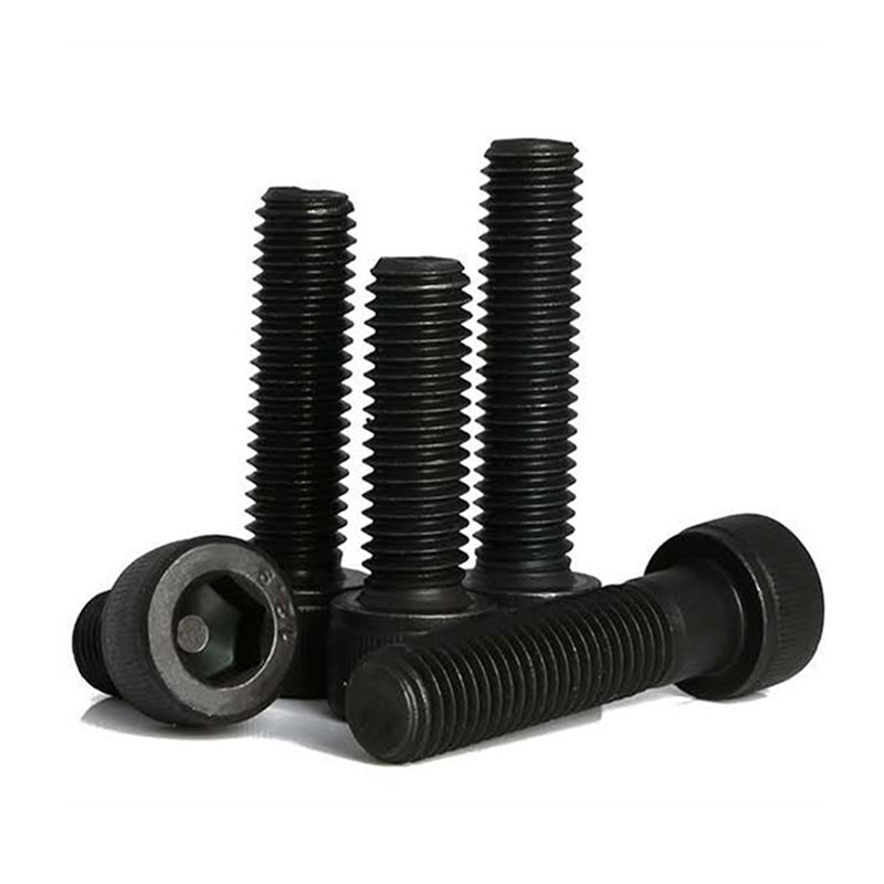 Skru kepala soket oksida hitam gred12.9 keluli karbon m3x5 Skru kepala soket oksida hitam gred12.9 keluli karbon m3x5